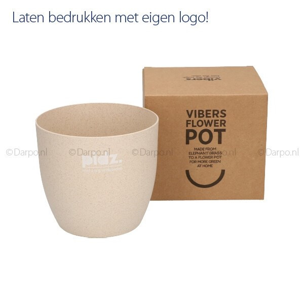 Eco Vibers Flowerpot bloempot met logo - DP4050