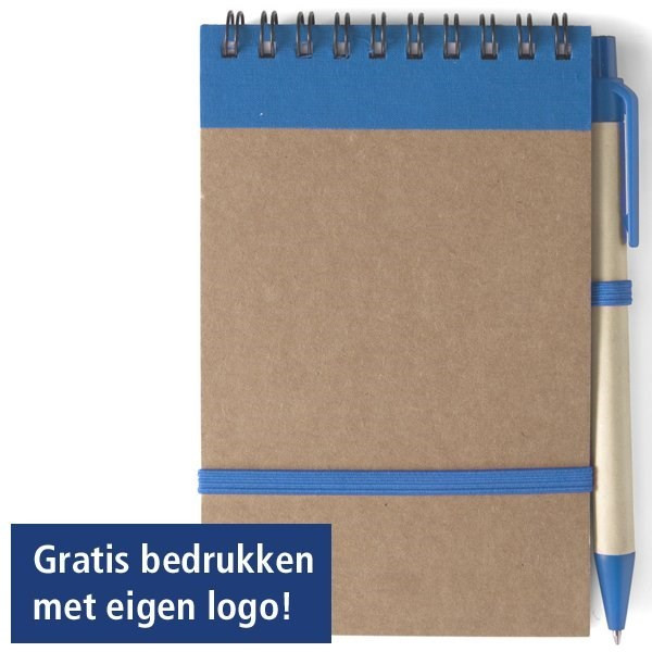 Eco notitieboekje met balpen - DP2571