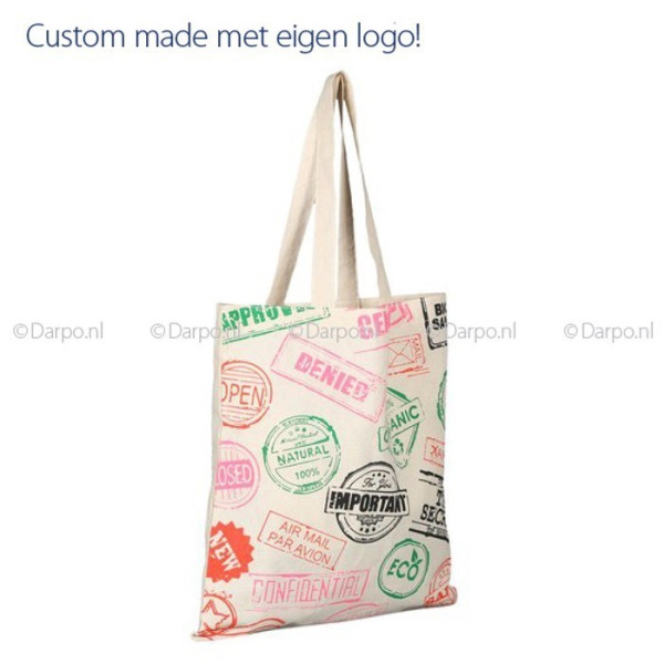 Bio katoenen tas full color bedrukt - DP3844