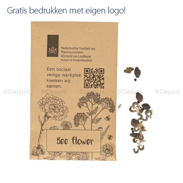 Zakje zomerbloemzaden met opdruk - DP4061