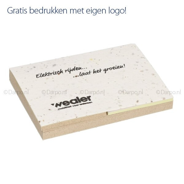 Zelfklevende memoblokje met groeipapier - DP4009